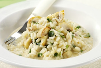 mantarlı risotto