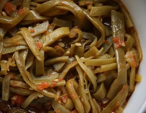 peynirli zeytinyağlı fasulye