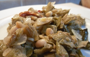 tavuklu fasulye kavurma