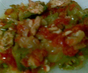 sebzeli tavuklu buğu kebabı