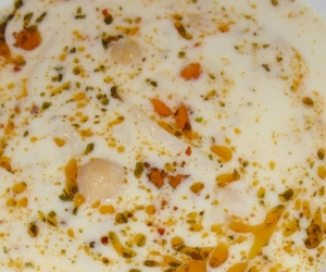 nohutlu yoğurt çorbası