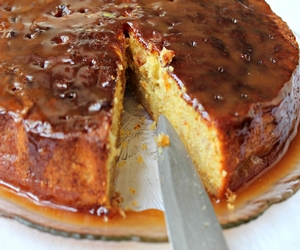 portakal soslu karamelli kek