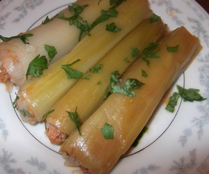 zeytinyağlı pırasa dolması