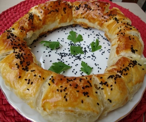 ıspanaklı simit böreği