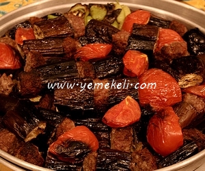 etli patlıcan kebabı