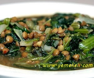 ıspanaklı mercimek