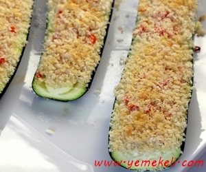 peynirli kabak dolması yapılışı