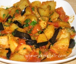 patlıcanlı patates
