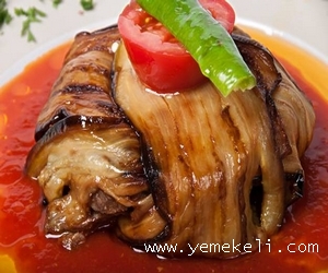 patlıcanlı rulo köfte