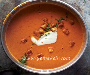kremalı domates çorbası