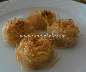 gül kadayıf tatlısı tarifi