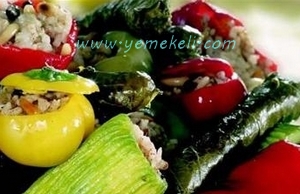 karışık dolma tarifi