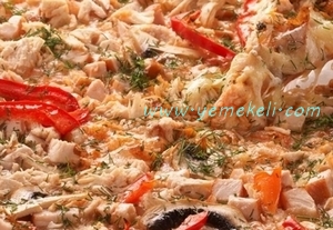tavuklu pizza tarifi