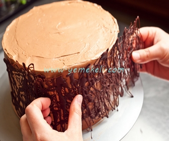 çikolata dolgulu kek yapılışı