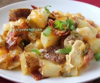 fırında tavuklu patates tarifi