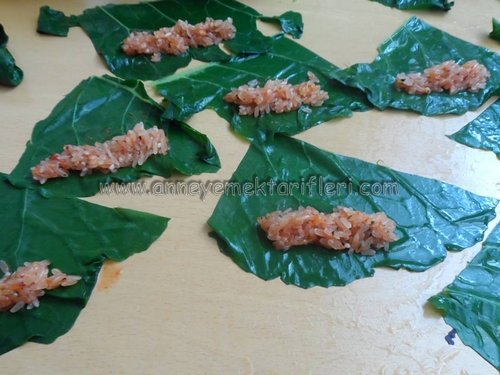 kolay kara lahana sarması