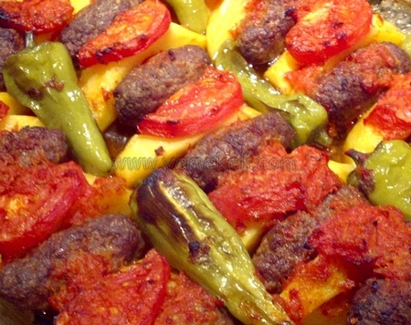 fırında köfte patates tarifi