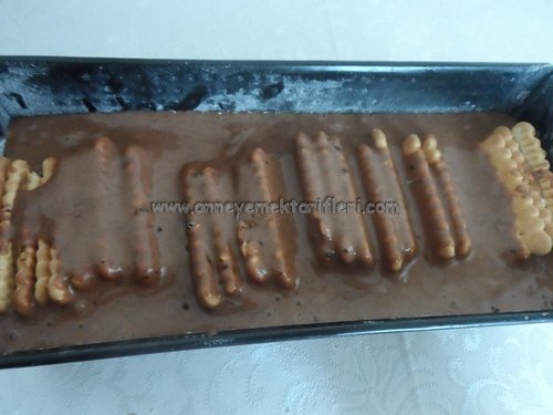 petibörlü baton kek yapımı