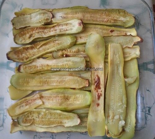 yunan usulü kabak musakka yapımı