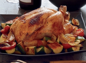 fırında kızarmış tavuk tarifi