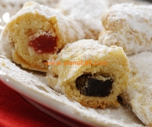 lokumlu kurabiye yapılışı