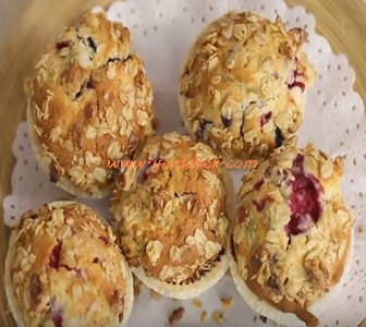 frambuazlı yaban mersinli cupcake tarifi