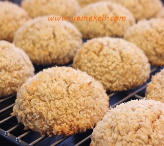 hindistan cevizli kurabiye yapılışı