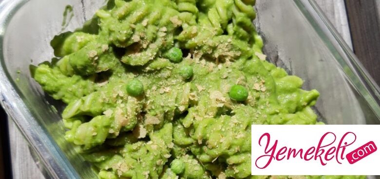 Bezelye pestolu makarna