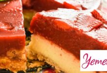 Vegan çilekli cheesecake