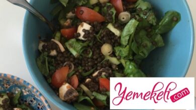 beluga mercimeği salatası