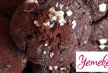 çikolatalı yulaflı kurabiye